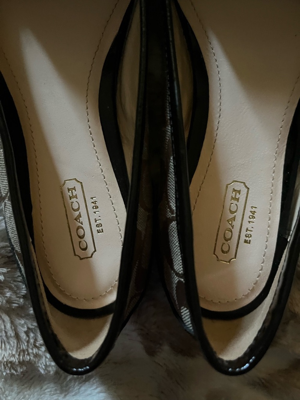 Authentic Coach Perri Signature Loafers Sz 9.5B NWOT Horsebit Flats w/ Box - Picture 4 of 7